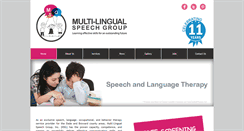 Desktop Screenshot of multi-lingualspeechgroup.com